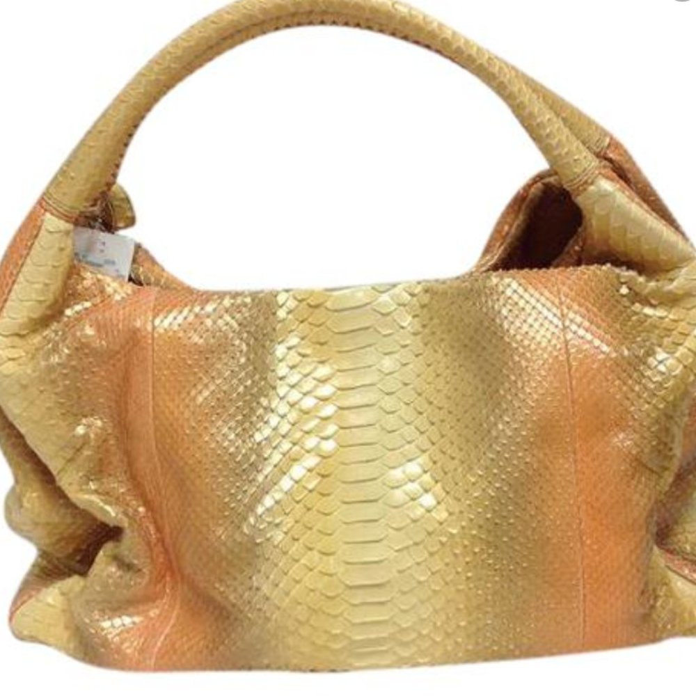 Devi Kroell Sunflower Python Hobo Bag